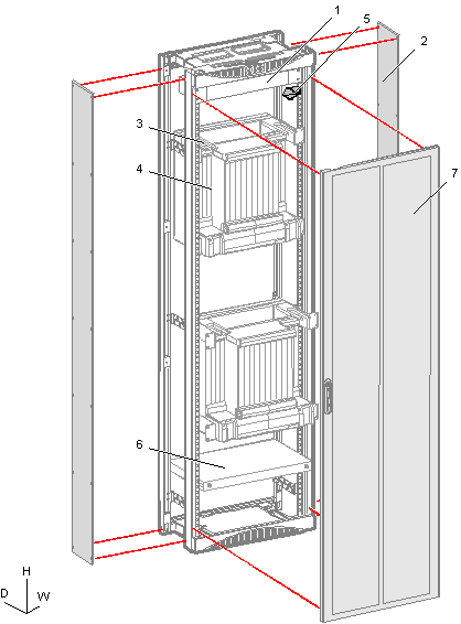 華為OSN2500,OptiX OSN2500設備結構(圖1)