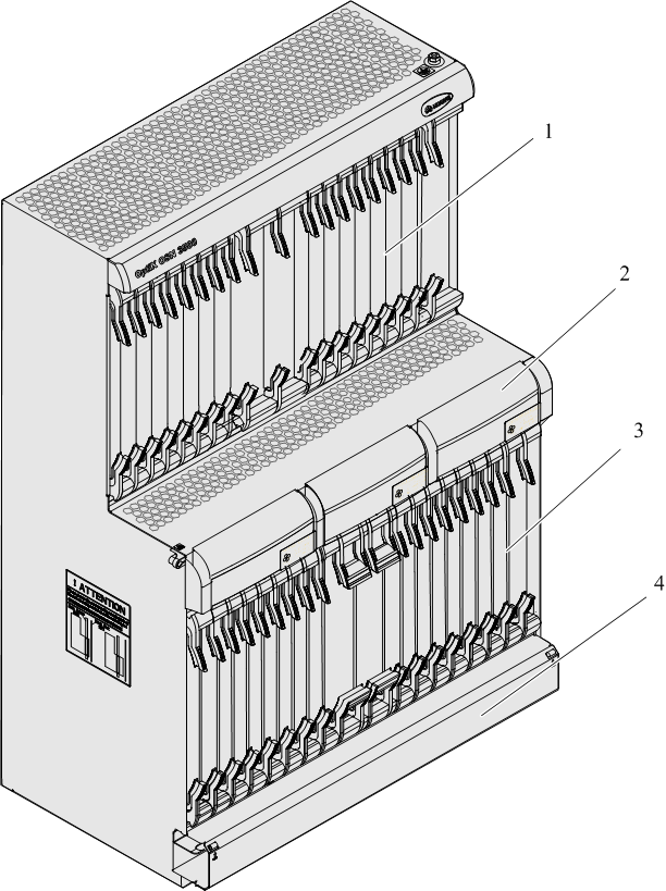 華為OSN3500,OptiX OSN3500子架的結構介紹(圖1)
