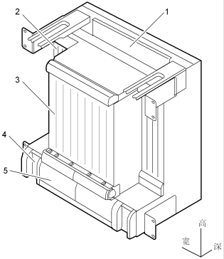 華為OSN2500,OptiX OSN2500子架結構(圖1)